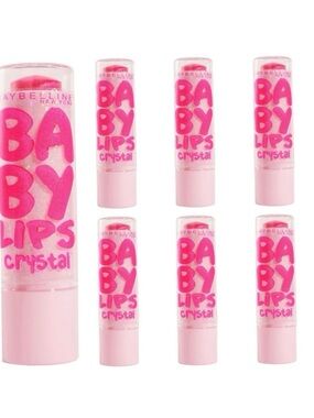 7 Maybelline Baby Lip Balms Pink Quartz #140  Soothe Dry Chapped Moisturize